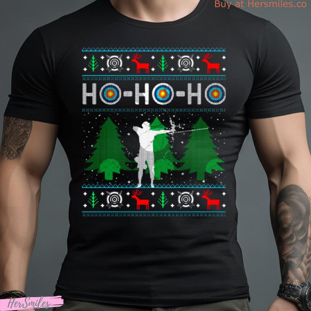 Archery Bow Hunting Bow Hunter Xmas Christmas Shirt