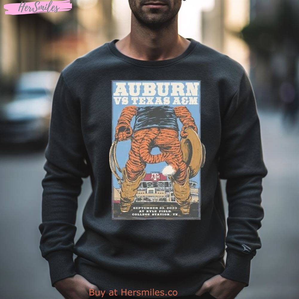 Auburn Tigers Vs Texas A&M September 23Rd 2023 Kyle Field College Station Tx Shirt