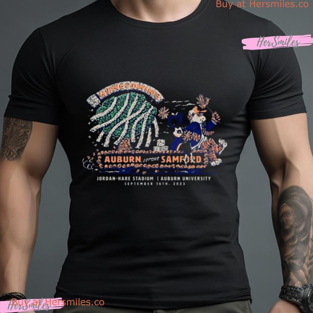 Auburn Vs Samford September 16Th 2023 Jordan Hare Stadium Preorder Shirt