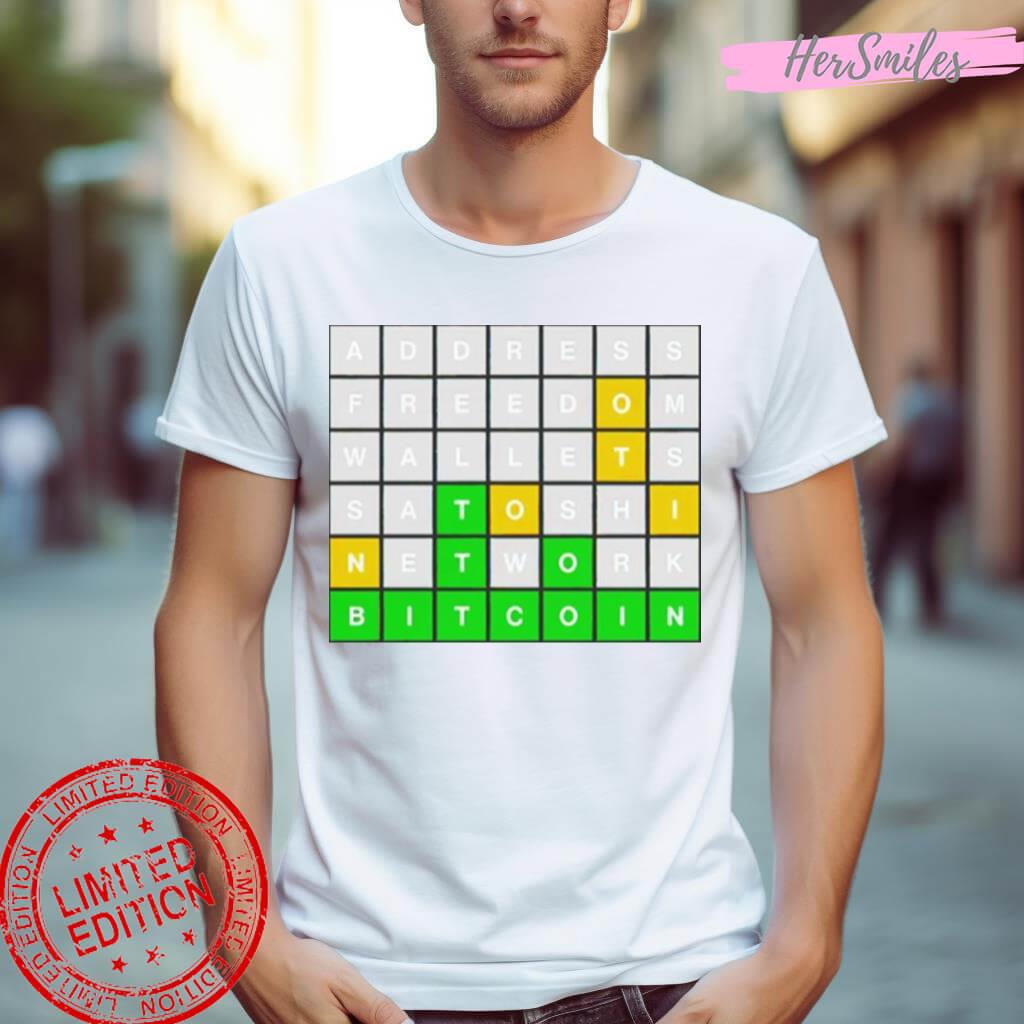 Bitcoin Word Game Shirt
