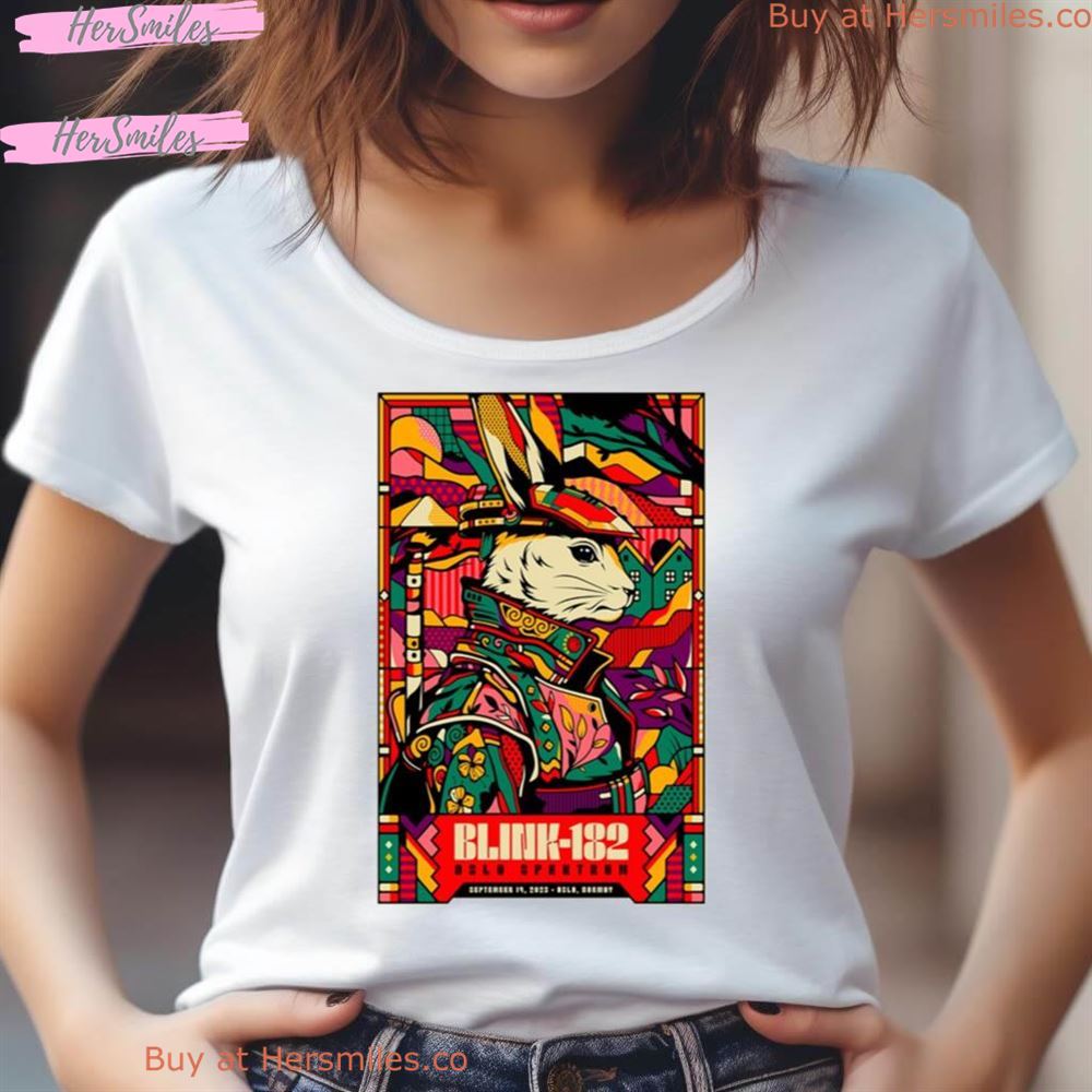Blink 182 Oslo Spektrum Tour Sept 14 2023 Poster Shirt Blink 182 Oslo Spektrum Tour Sept 14 2023 Poster Shirt
