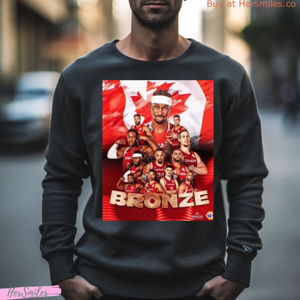 Bronze Canada Win Their First Ever World Cup Medal 2023 Unisex Shirt