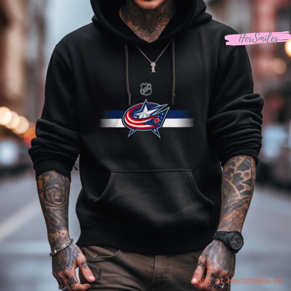 Columbus Blue Jackets Authentic Pro Secondary Replen T Shirt Columbus Blue Jackets Authentic Pro Secondary Replen T Shirt