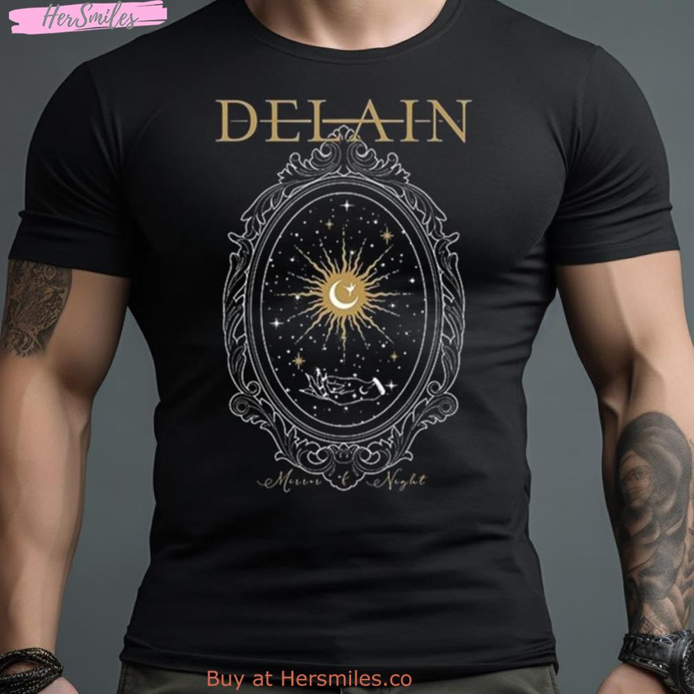 Delain Mirror Of Night Europe Tour 2023 Shirt