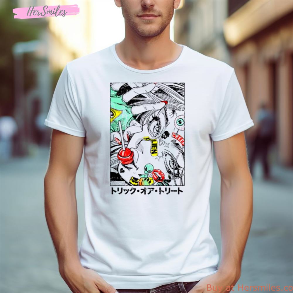 Elvis The Alien Ayylien Lollipop Girl Shirt