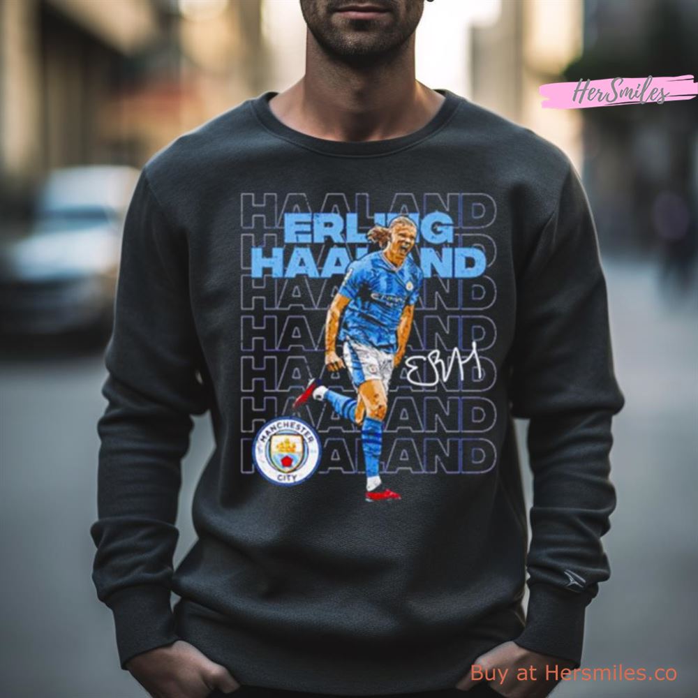 Erling Haaland Manchester City Design Premier League Shirt