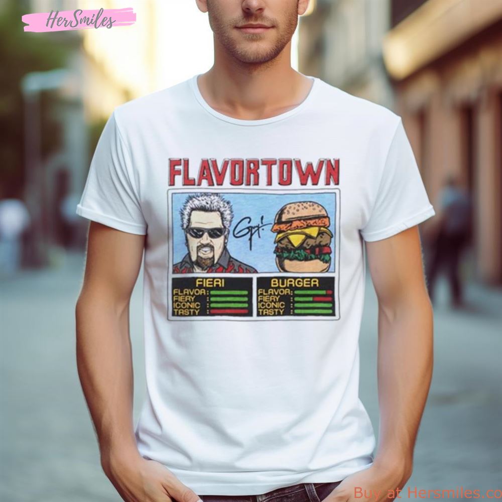 Flavortown Jam Fieri Arcade Gam Shirt
