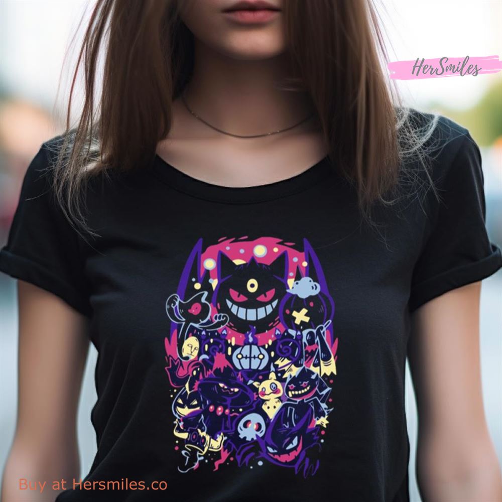 Ghost Type Pokemon Shirt Ghost Type Pokemon Shirt