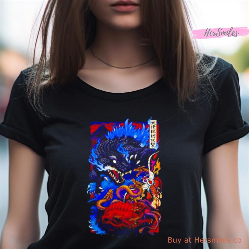 Godzilla Mothra And King Ghidorah Millennium Era Shirt Godzilla Mothra And King Ghidorah Millennium Era Shirt