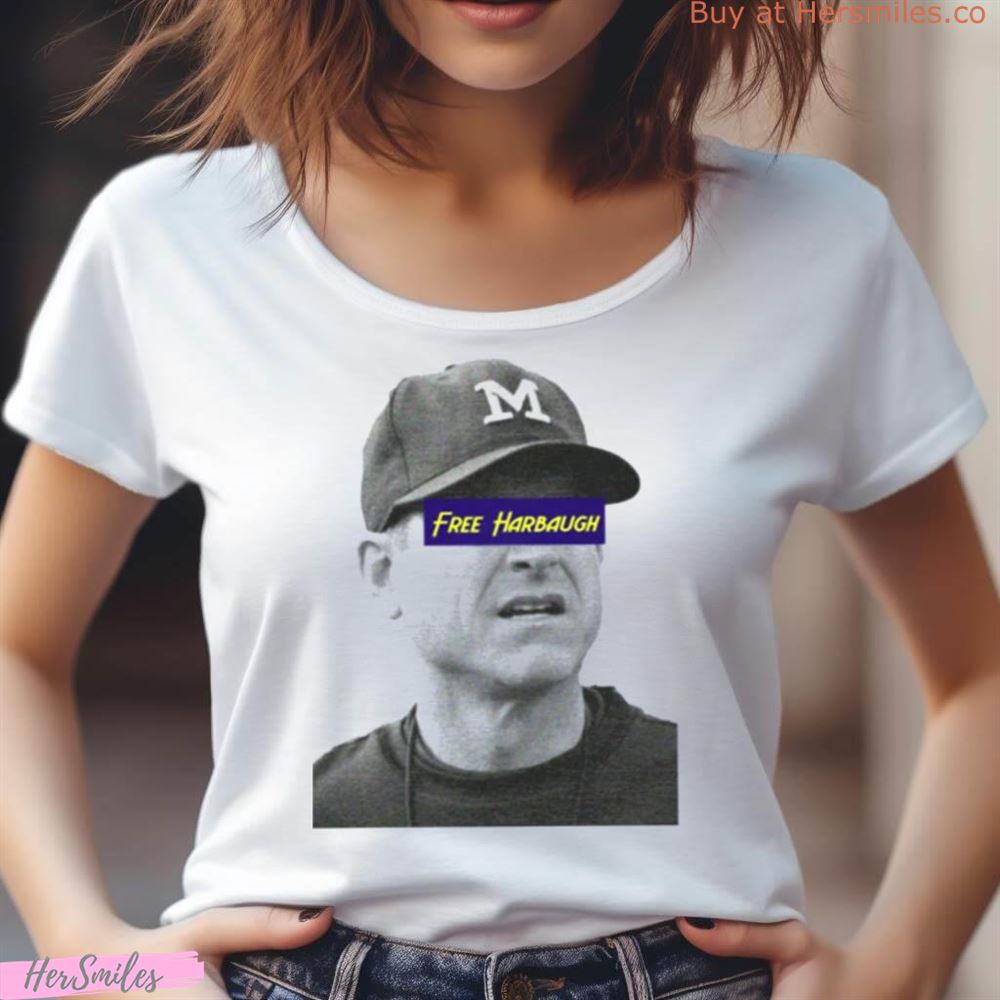 Harbaugh Michigan Photo Shirt Harbaugh Michigan Photo Shirt