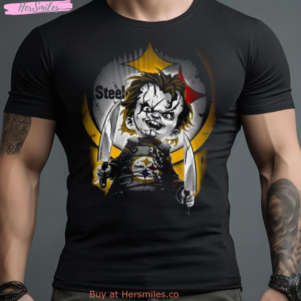 Horror Movies Chucky Pittsburgh Steelers Halloween 2023 Shirt