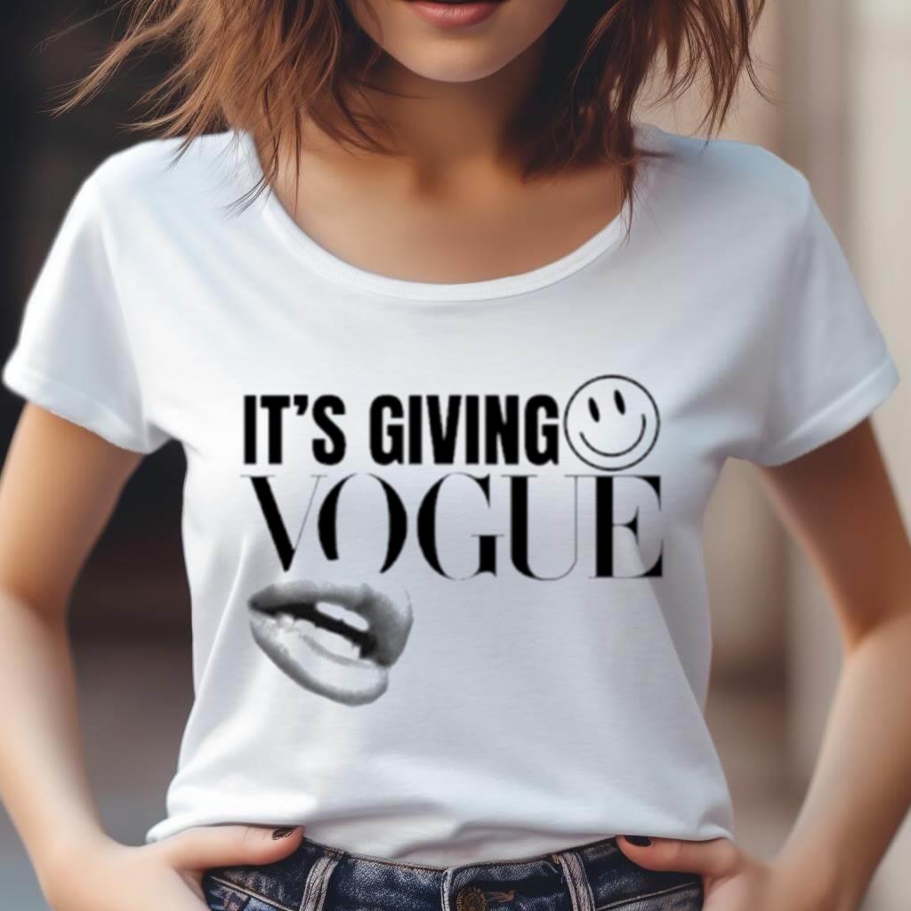 It'S Giving Vogue Shirt It'S Giving Vogue Shirt