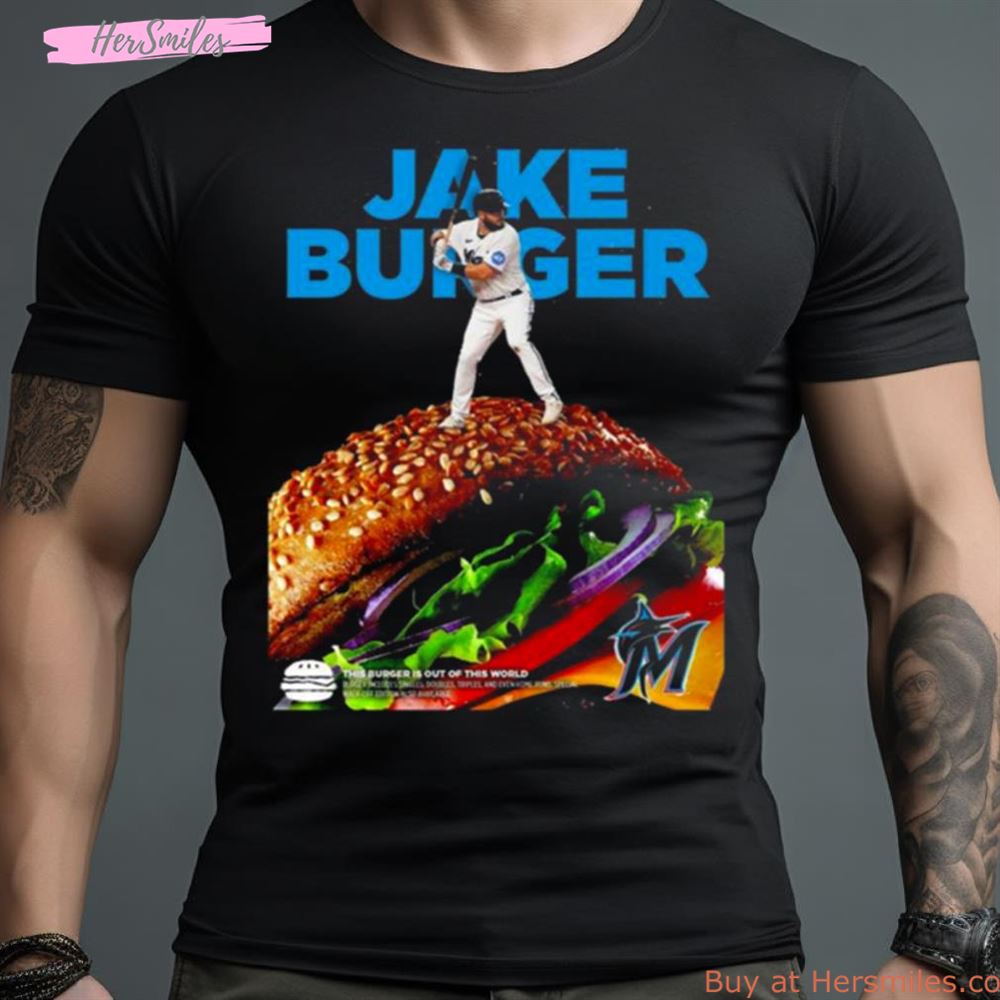 Jake Burger Miami Marlins Shirt