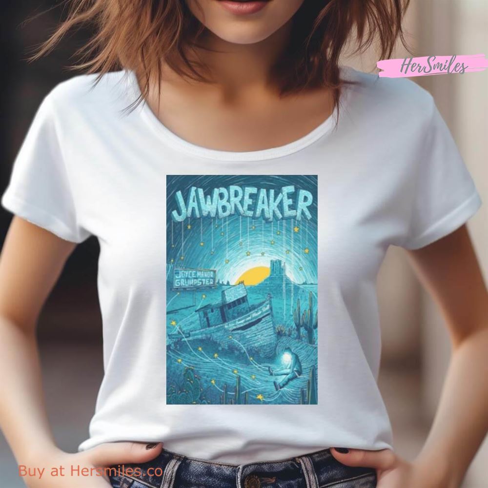 Jawbreaker September 23 2023 Dallas Texas Art Poster Shirt Jawbreaker September 23 2023 Dallas Texas Art Poster Shirt