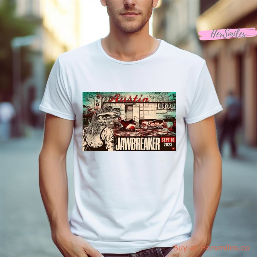 Jawbreaker Tour 2023 Austin Tx Art Poster Shirt