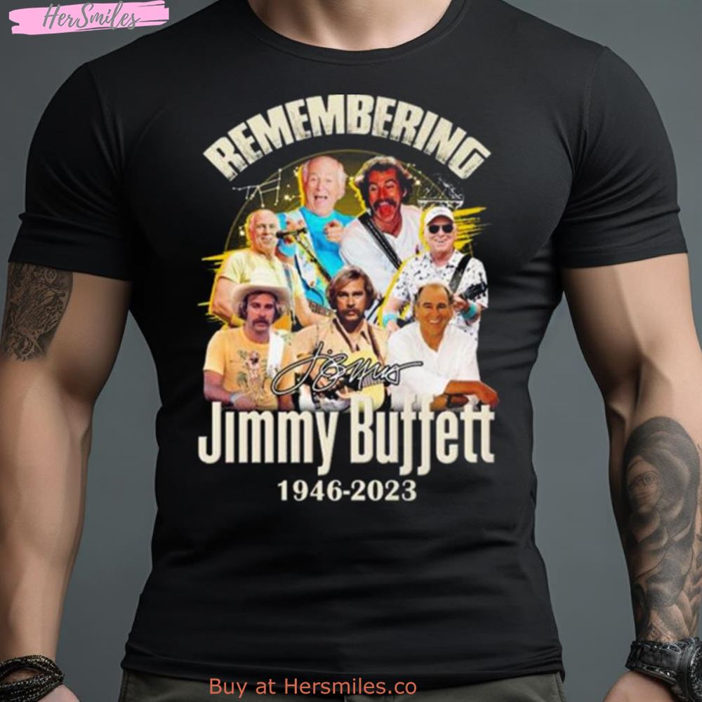 Jimmy Buffett Remembering 1946 2023 Signature Shirt