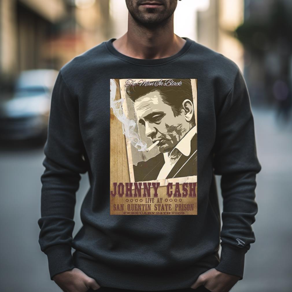Johnny Cash Poster Shirt