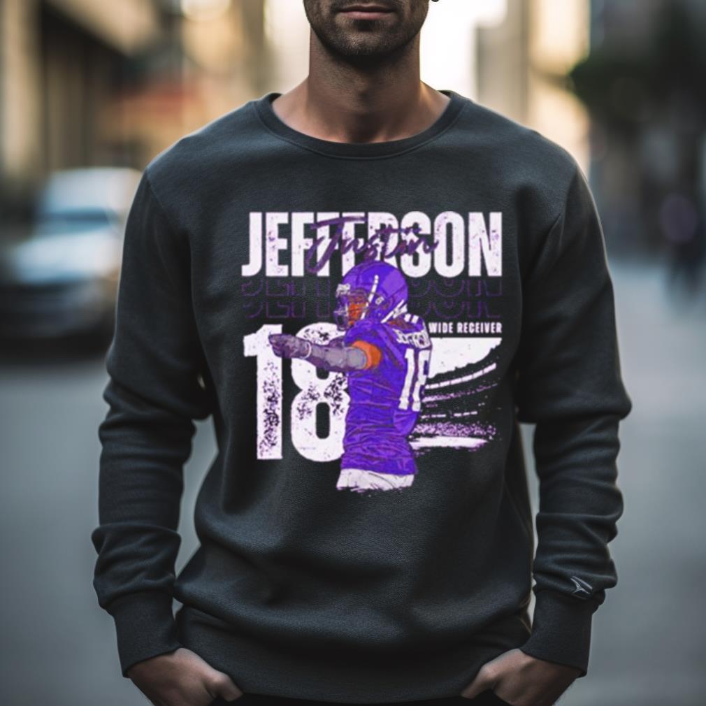 Justin Jefferson Minnesota Player Football Shirt