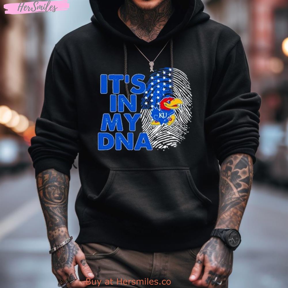 Kansas Jayhawks Football 2023 It'S In My Dna Shirt Kansas Jayhawks Football 2023 It'S In My Dna Shirt