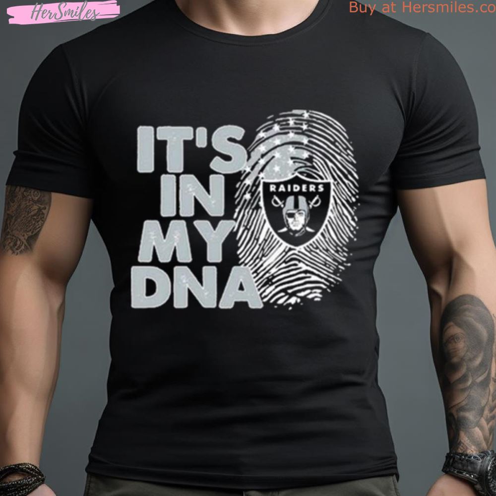 Las Vegas Raiders Football 2023 It’S In My Dna Shirt