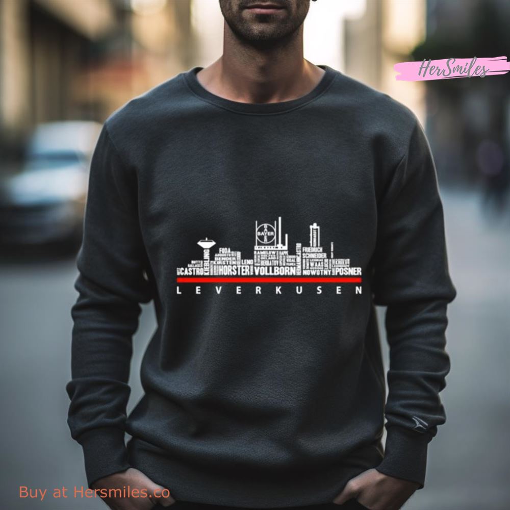 Leverkusen Skyline 2023 Champions Shirt