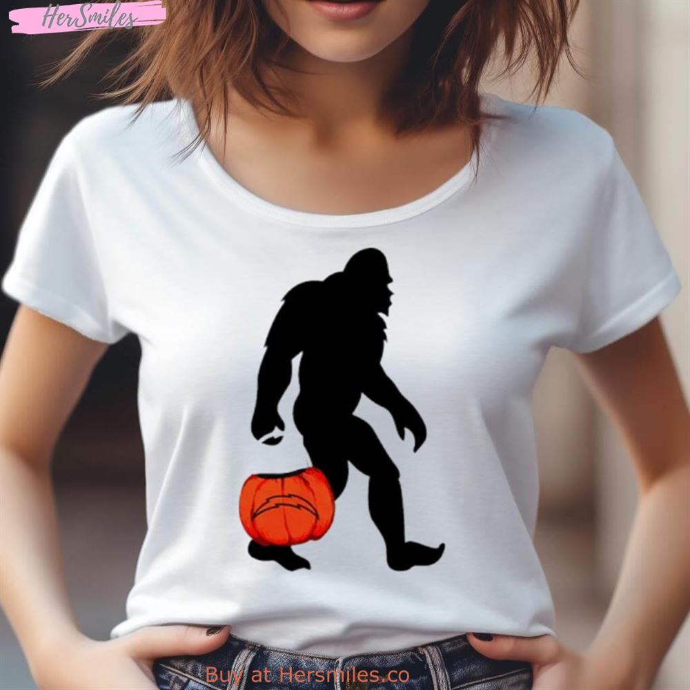 Los Angeles Chargers Bigfoot Halloween Shirt Los Angeles Chargers Bigfoot Halloween Shirt