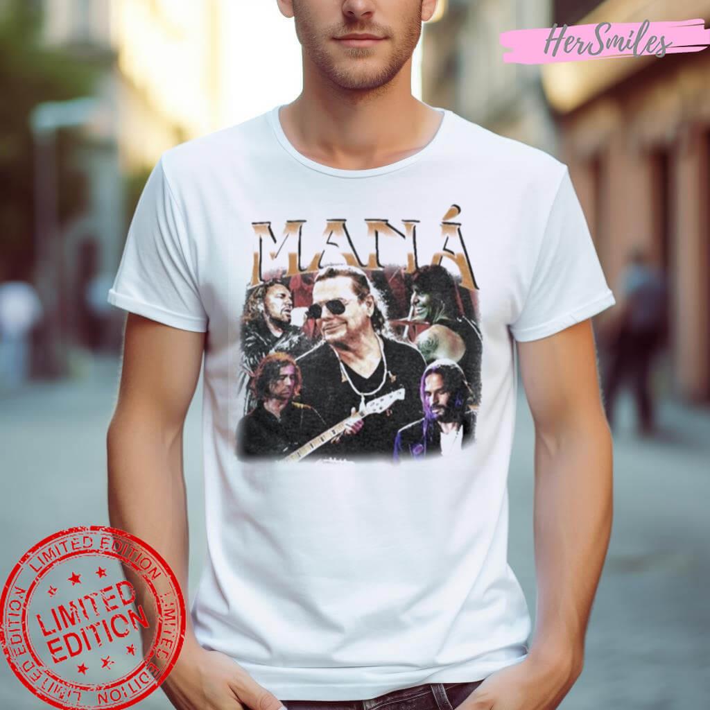 Maná Bootleg 90S Lindo Y Querido Vintage Photo Design Shirt