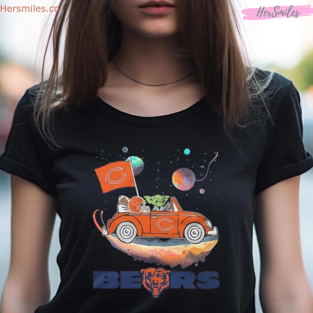Master Yoda Driving Car Star Chicago Bears 2023 Shirt Master Yoda Driving Car Star Chicago Bears 2023 Shirt