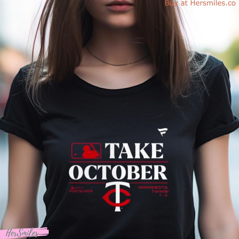 Minnesota Twins 2023 Postseason Take October Unisex Shirt Minnesota Twins 2023 Postseason Take October Unisex Shirt