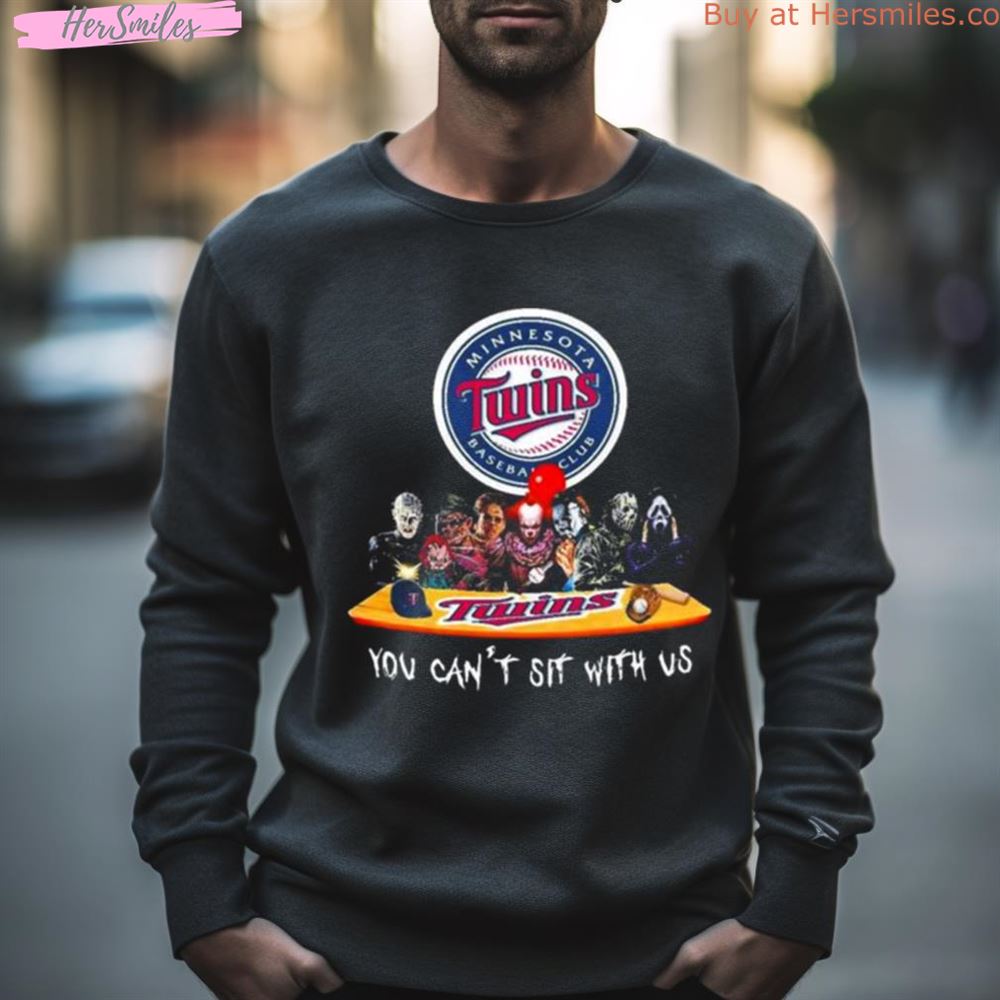 Minnesota Twins Horror Movie Characters You Can’T Sit With Us Shirt