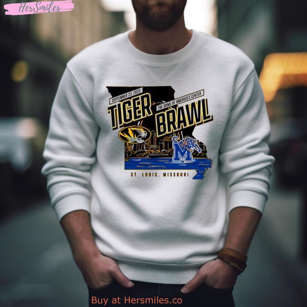 Mizzou Vs Memphis Game Day September 23 2023 Tiger Brawl Shirt