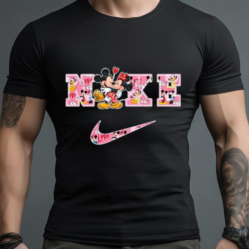 Nike Valentines Day Mickey And Minnie Mouse Shirt