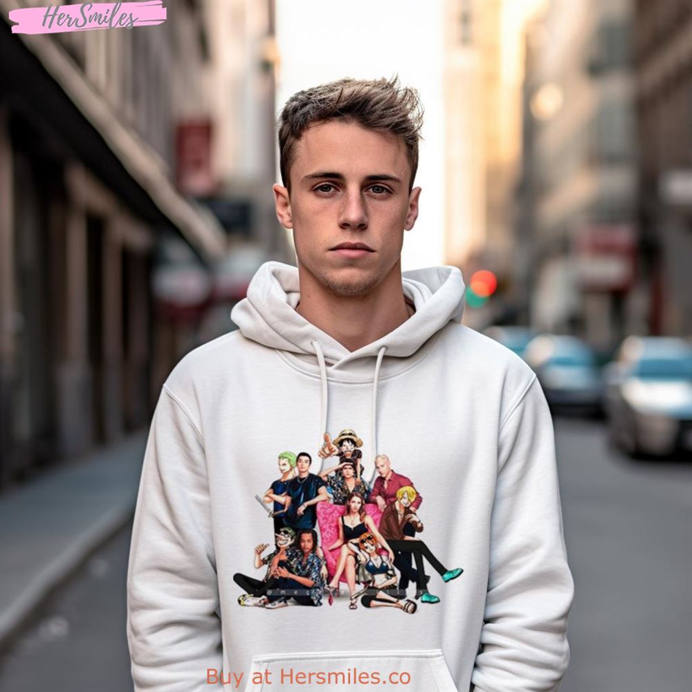 One Piece Straw Hat Crew In Manga And Real Life Fan Gifts Shirt One Piece Straw Hat Crew In Manga And Real Life Fan Gifts Shirt