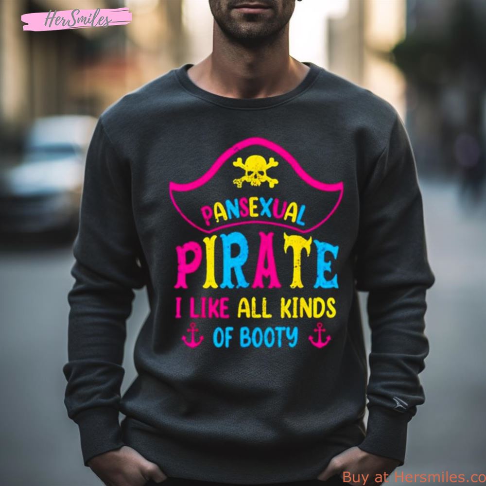 Pansexual Pride Pirate Lgbtq Shirt