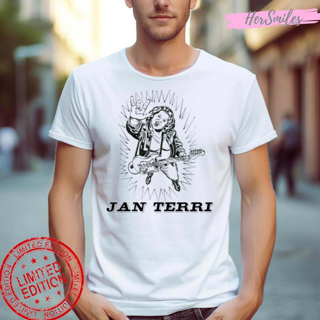 Playing Guitar Jan Terri Shirt