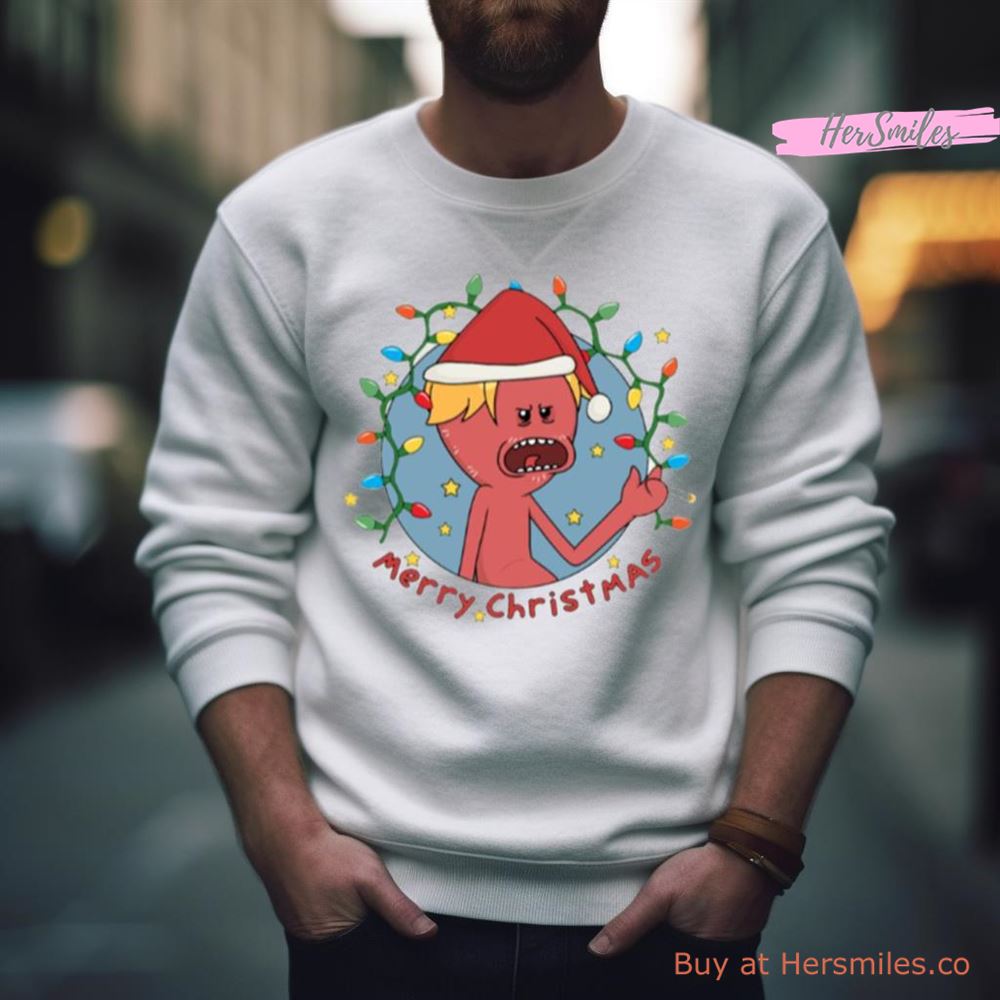 Red Meeseeks Merry Christmas Shirt