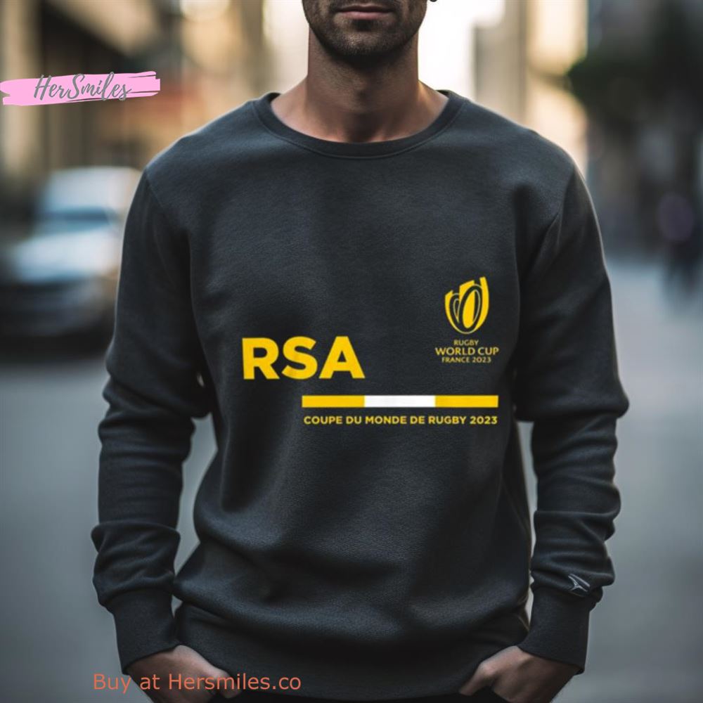 South Africa Rugby World Cup France 2023 Sportfolio Rugby Shirt