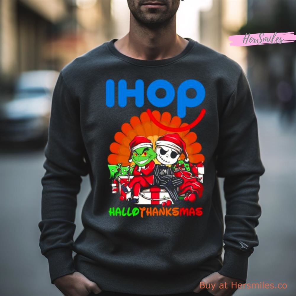 The Grinch Ihop Hallothanksmas 2023 Shirt