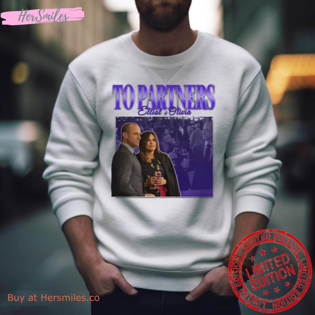 To Partners Eo Bensler Olivia Benson Elliot Stabler 90S Shirt