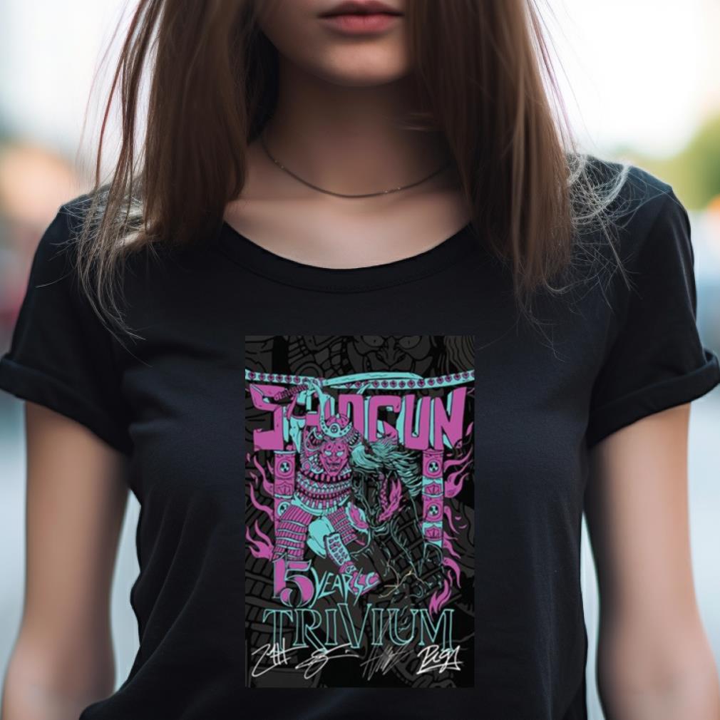 Trivium Shogun Half Sumo Signed 2023 Signatures Shirt Trivium Shogun Half Sumo Signed 2023 Signatures Shirt
