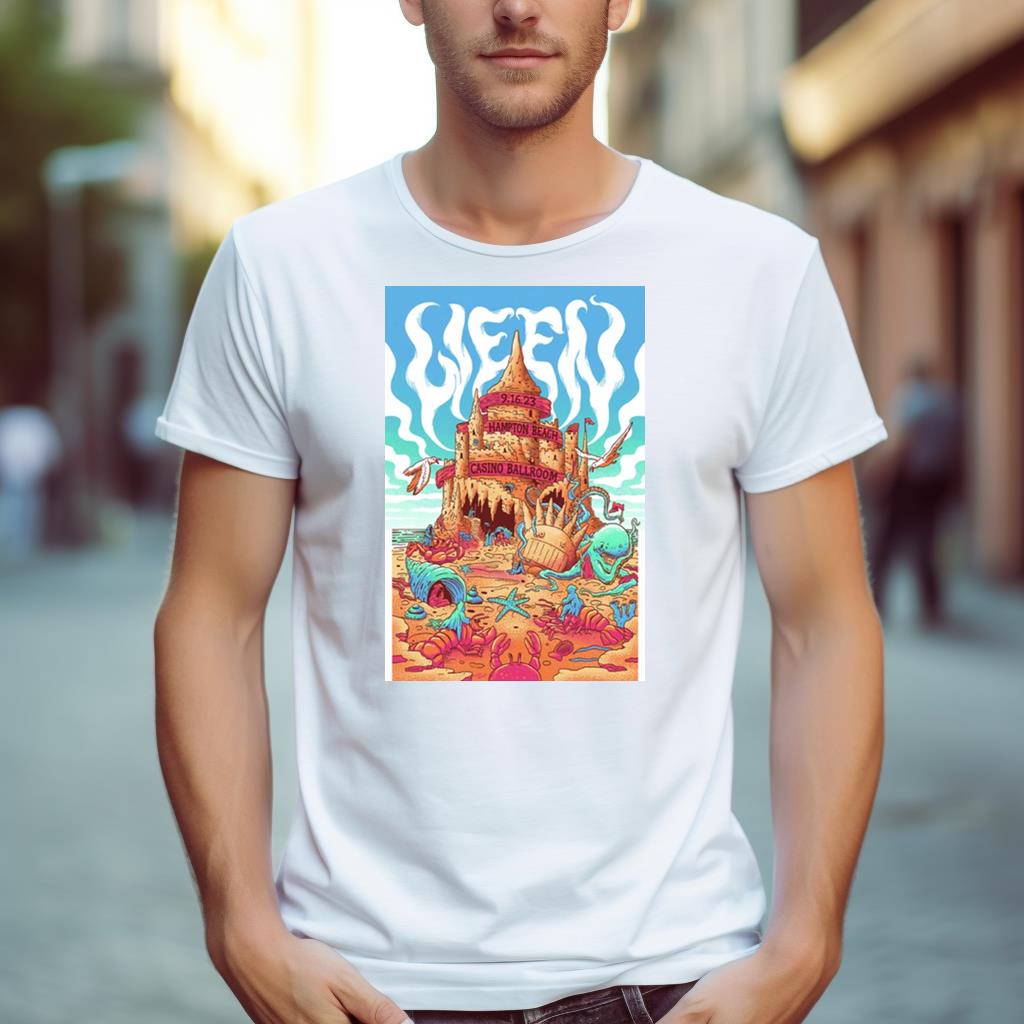 Ween Tour 2023 Hampton Beach Casino Ballroom September 16 Poster Shirt