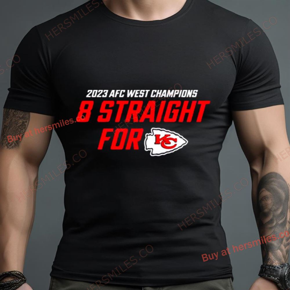 Afc West Champions 8 Straight For Kc Shirt