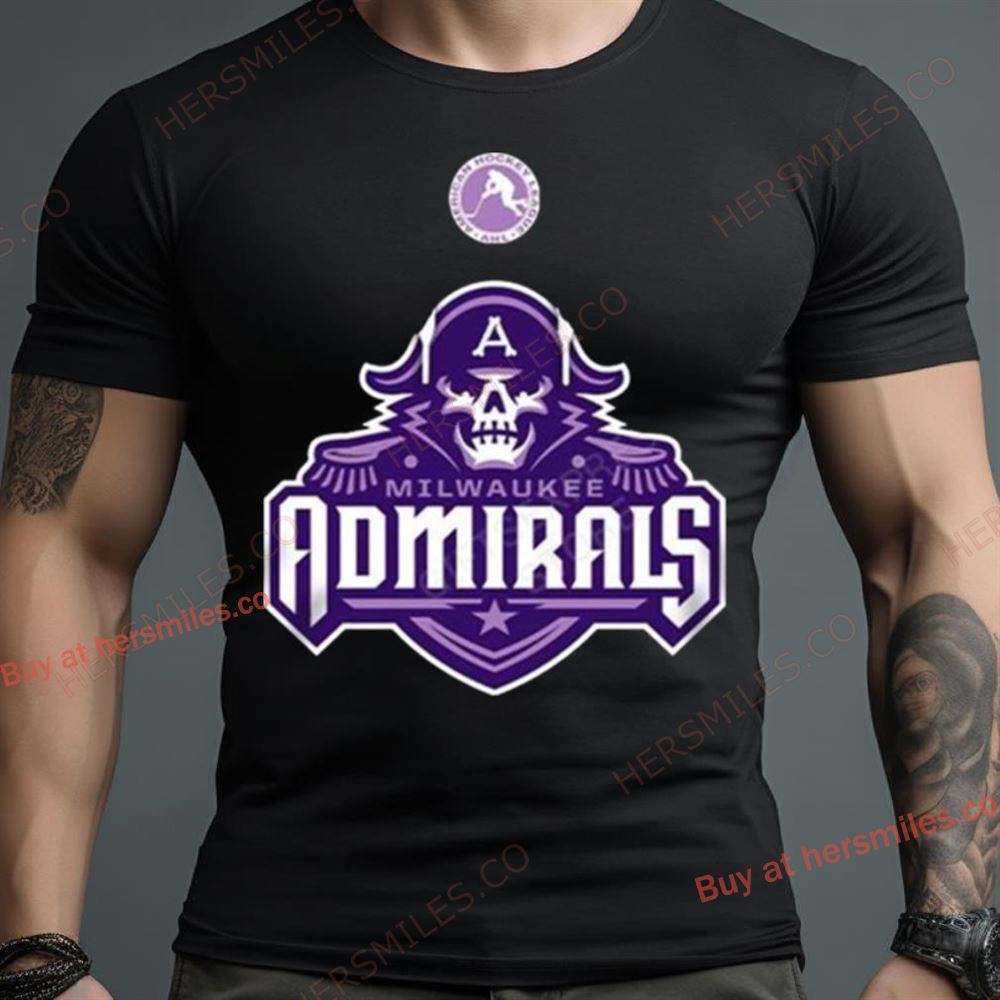 Ahl Milwaukee Admirals Black Hockey Fights 2024 Shirt