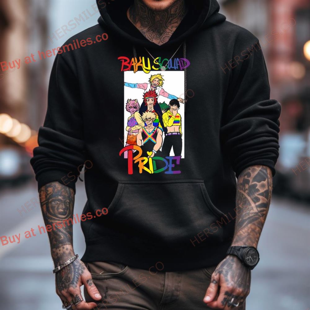 Bakusquad Pride Kaiju No 8 Shirt Bakusquad Pride Kaiju No 8 Shirt