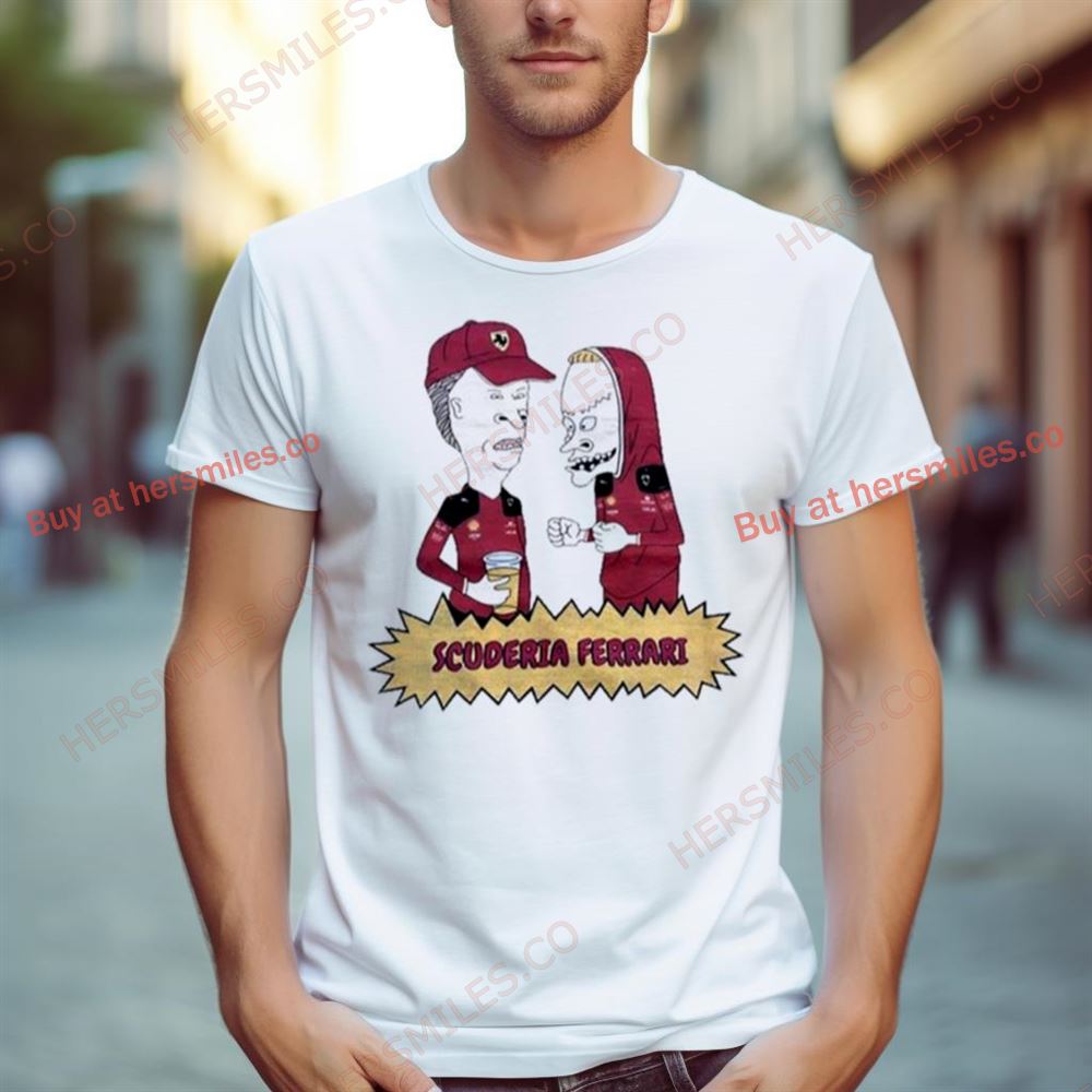 Beavis And Butthead Scuderia Ferrari Shirt