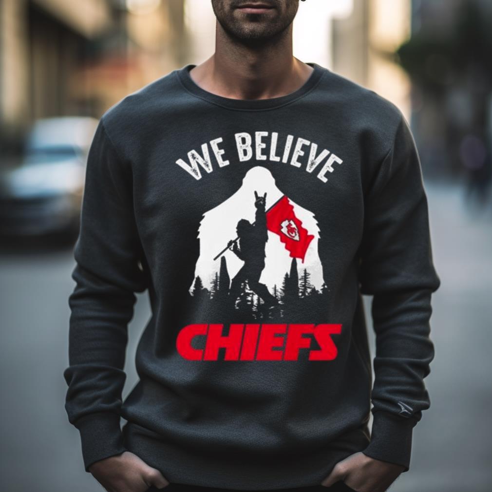 Bigfoot We Believe Kansas City Chiefs 2024 Shirt