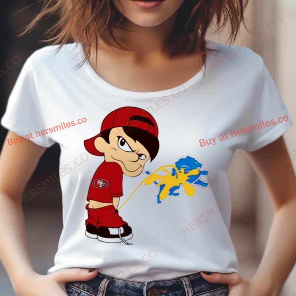 Boy San Francisco 49Ers Piss On Detroit Lions Shirt Boy San Francisco 49Ers Piss On Detroit Lions Shirt