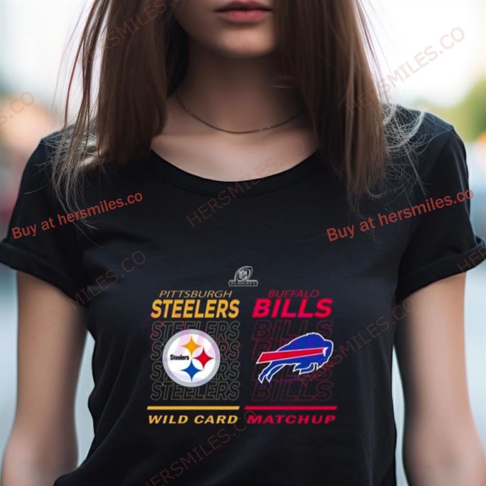 Buffalo Bills Vs Pittsburgh Steelers Nfl Playoffs 2024 Wild Card Matchup Shirt Buffalo Bills Vs Pittsburgh Steelers Nfl Playoffs 2024 Wild Card Matchup Shirt
