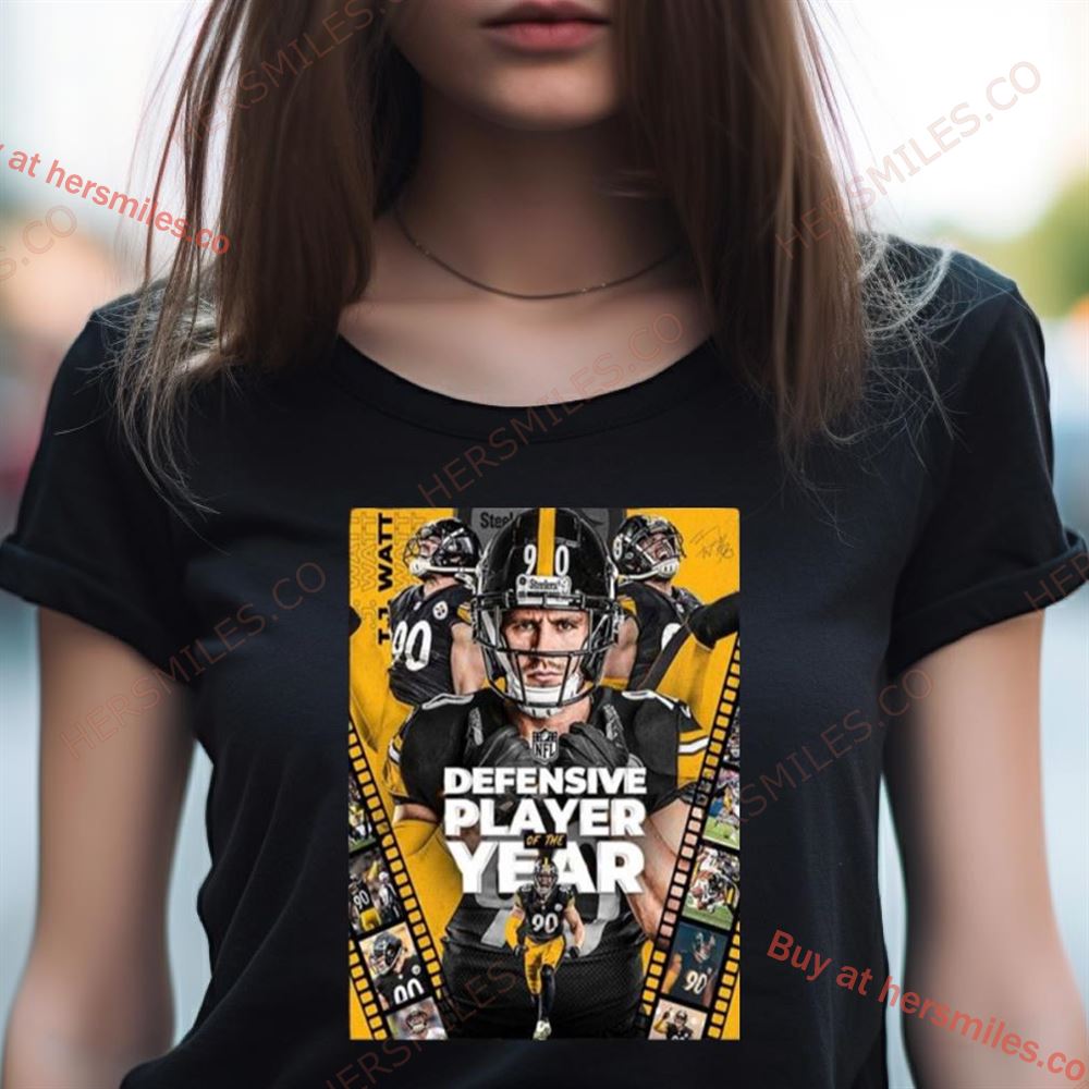 Congrats Tj Watt From Pittsburgh Steelers Is Nfl Defensive Player Of The Year Shirt Congrats Tj Watt From Pittsburgh Steelers Is Nfl Defensive Player Of The Year Shirt