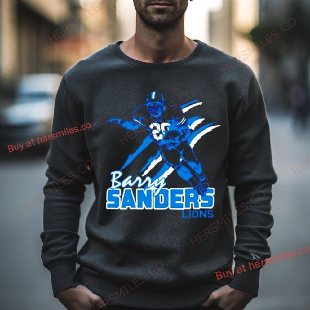 Detroit Lions Barry Sanders Vintage Shirt